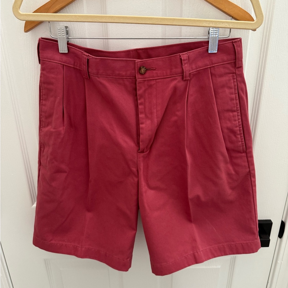 Jos. A. Bank Red Flat Front Shorts Tailored Style